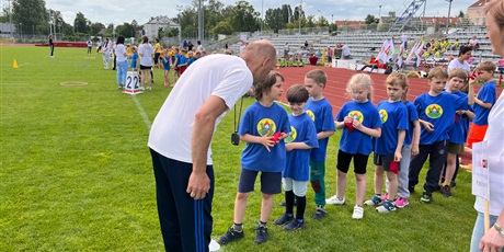 Powiększ grafikę: Drużyna Pracusiów na Gdańskiej Spartakiadzie